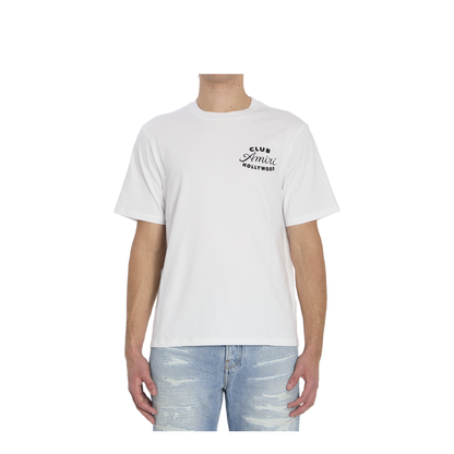 White Crewneck T-Shirt Cotton - Image 1