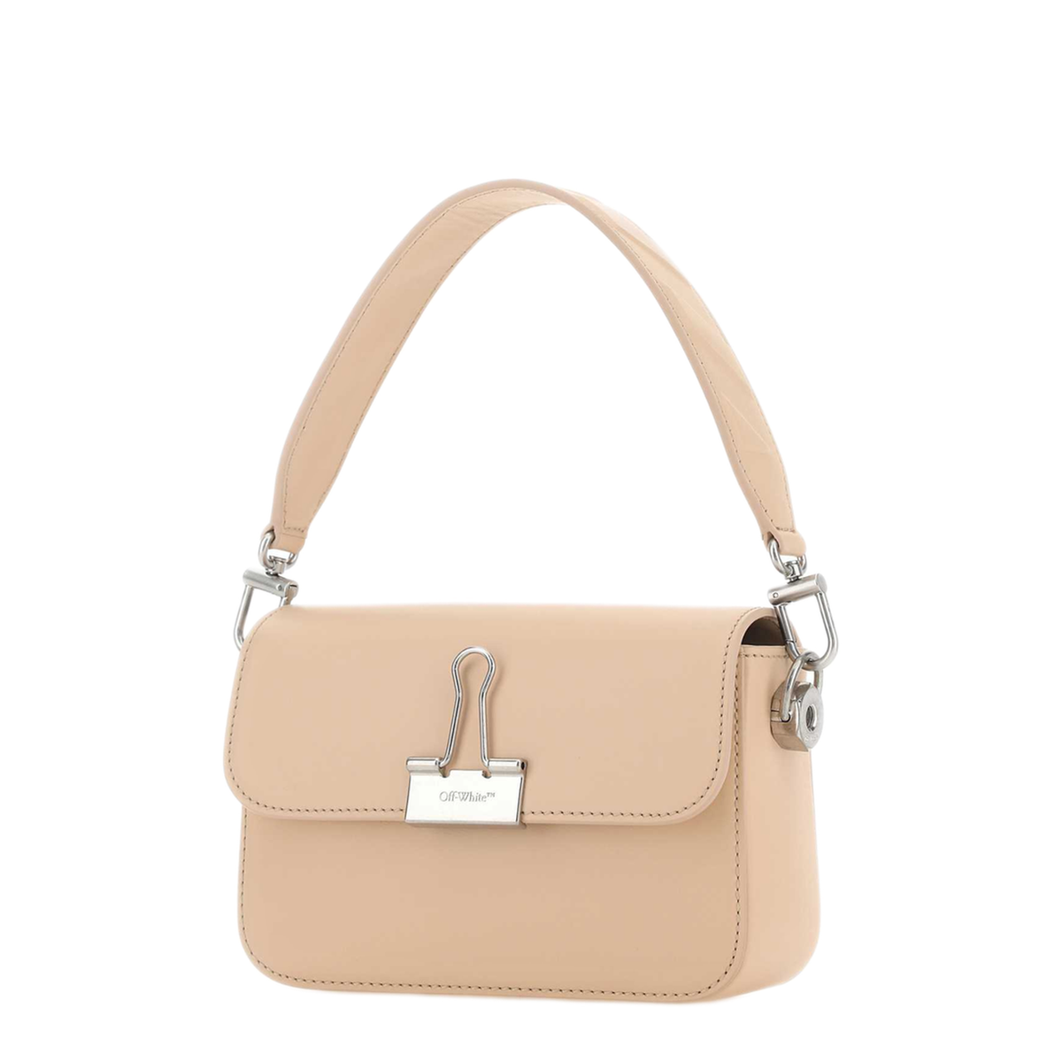 Binder Small Calf Leather Shoulder Bag - Peach Orange - Image 2