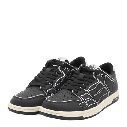 Skel Top Low Black Sneaker With Logo Patch - Image 2