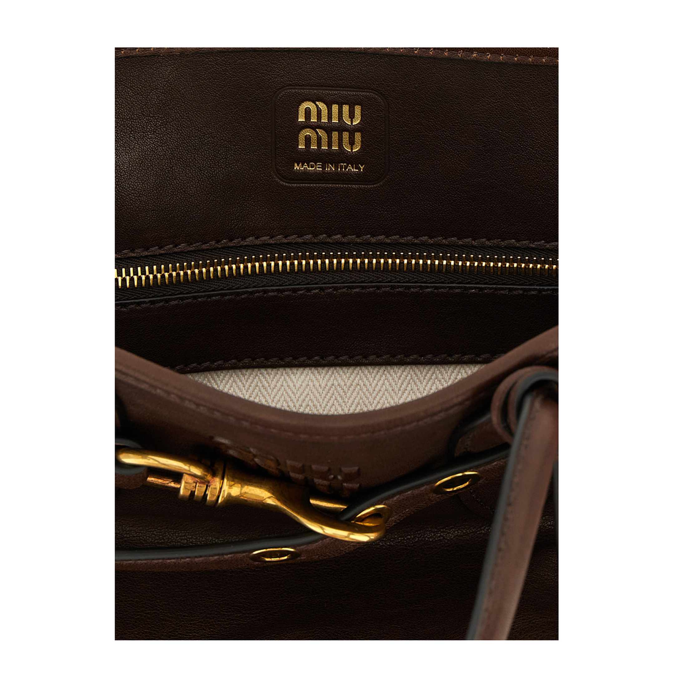Aventure Nappa Leather Handbag - Briarwood - Image 4