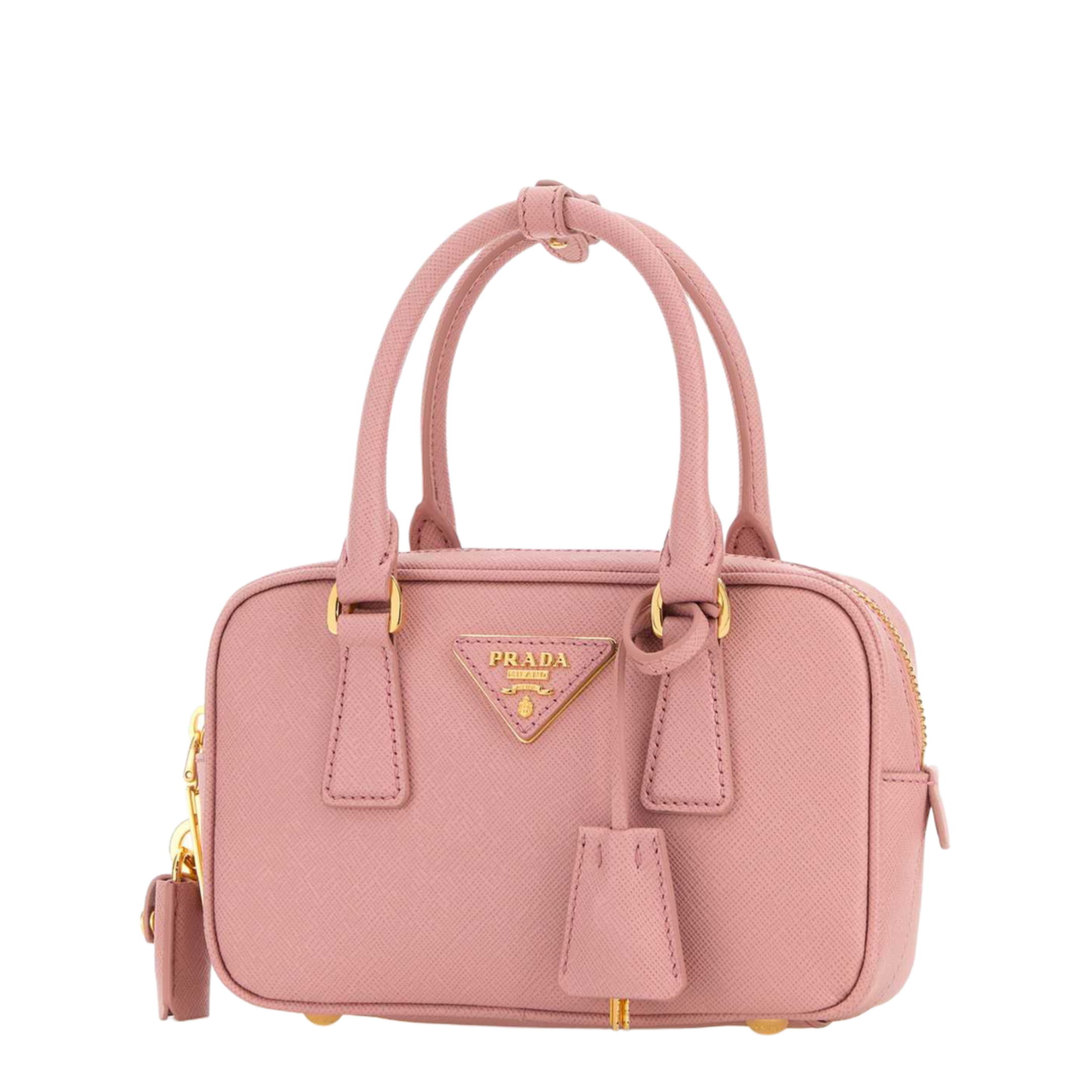 Mini Saffiano Leather Top-Handle Bag - Pesco - Image 2