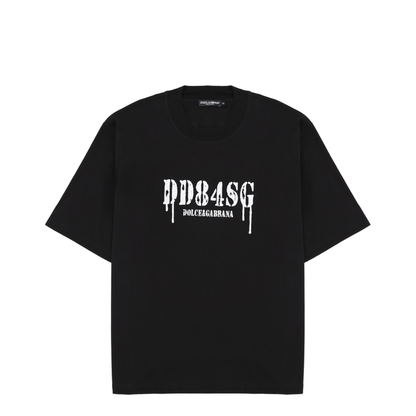 T-Shirt with Print and Logo - Image 1