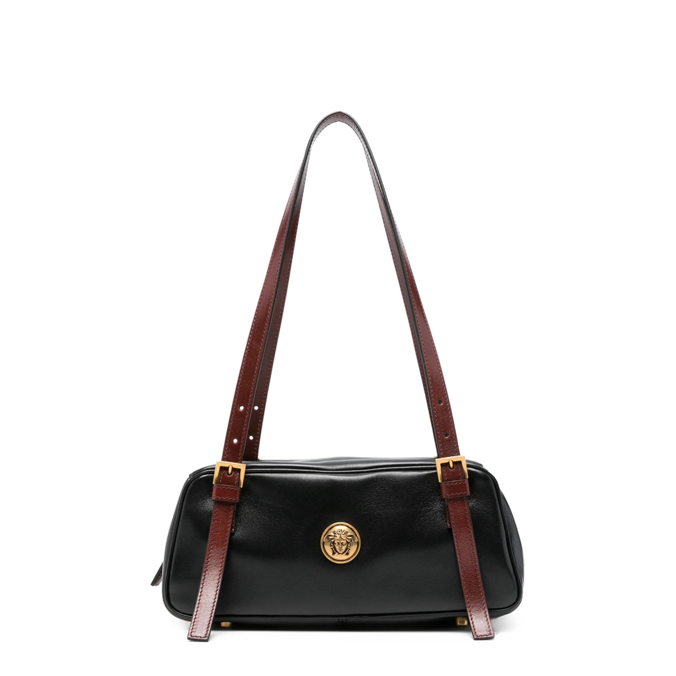 Emblème Nappa Bowling Bag - Black - Image 1