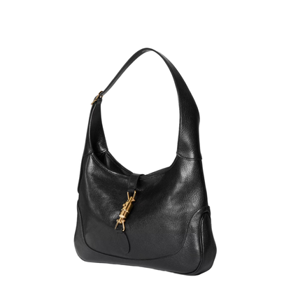 Jackie 1961 Medium Soft Grainy Leather Shoulder Bag - Black - Image 4