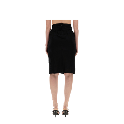 Pencil Skirt with Pleats - Image 3