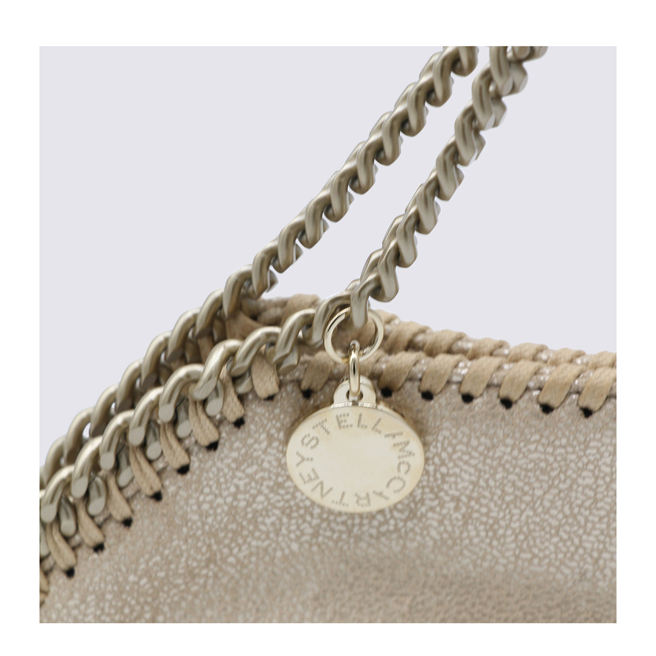 Falabella Tiny Polyester Handbag - Gold - Image 8