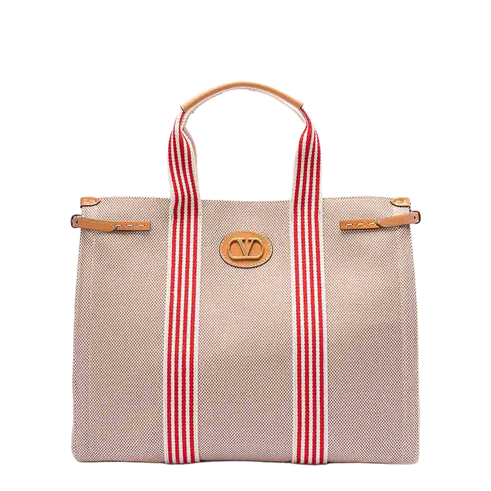 Two-tone Canvas Antibes Shopping Bag - Image 3