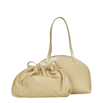 Almond Curve Shoulder Medium Shoulder Bag - Image 4