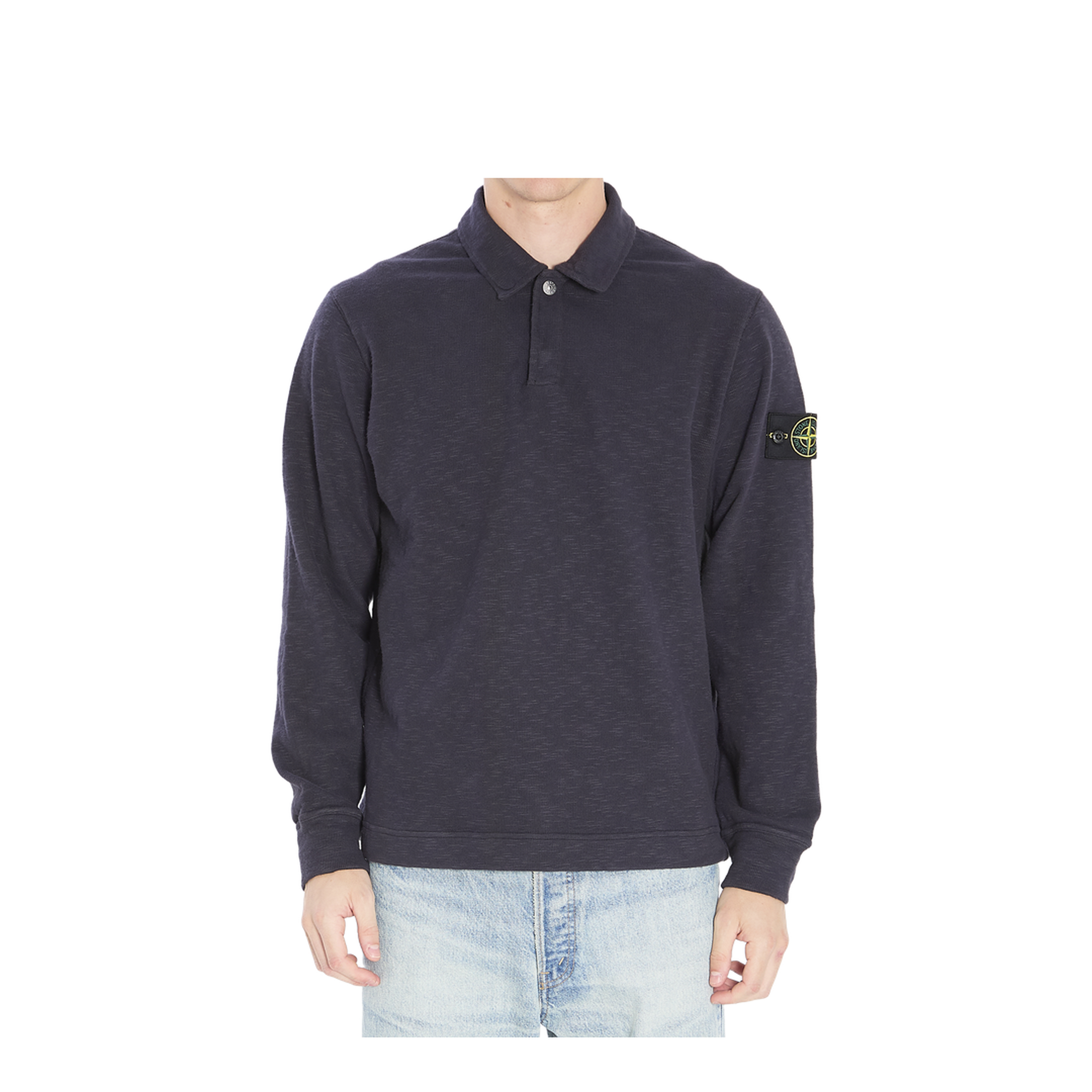 Long-sleeve polo shirt - Image 1