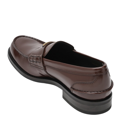 Logo Loafers - Brown - Image 2