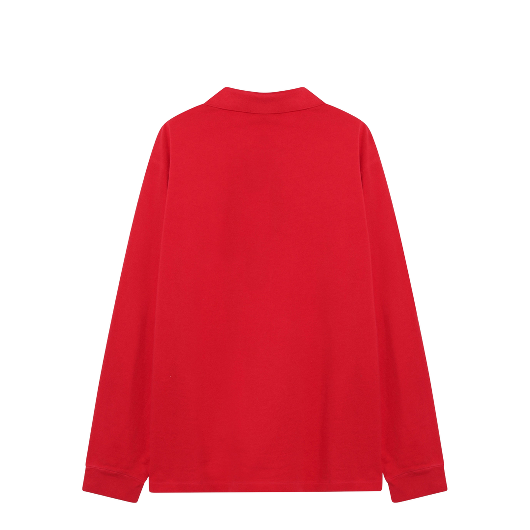 Red Cotton Piqué Polo - Image 2