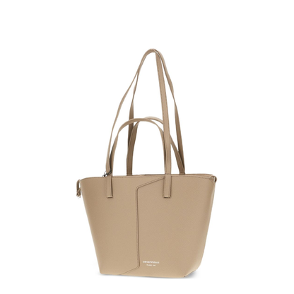 Natural Leather Shopping Bag - Brown - Image 2
