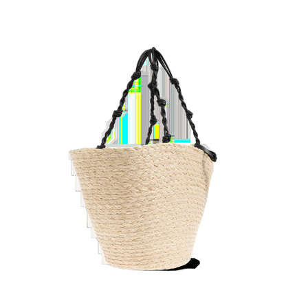 Tangle Small Woven Tech Bucket Bag - Blue - Image 3