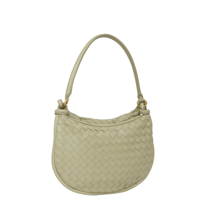 Gemeli Medium Leather Shoulder Bags - Green - Image 1