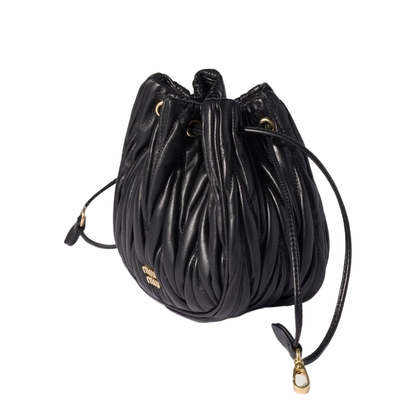 Black Nappa Leather Pouch - Image 4