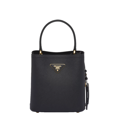 Small Saffiano Leather Panier Bag - Image 1