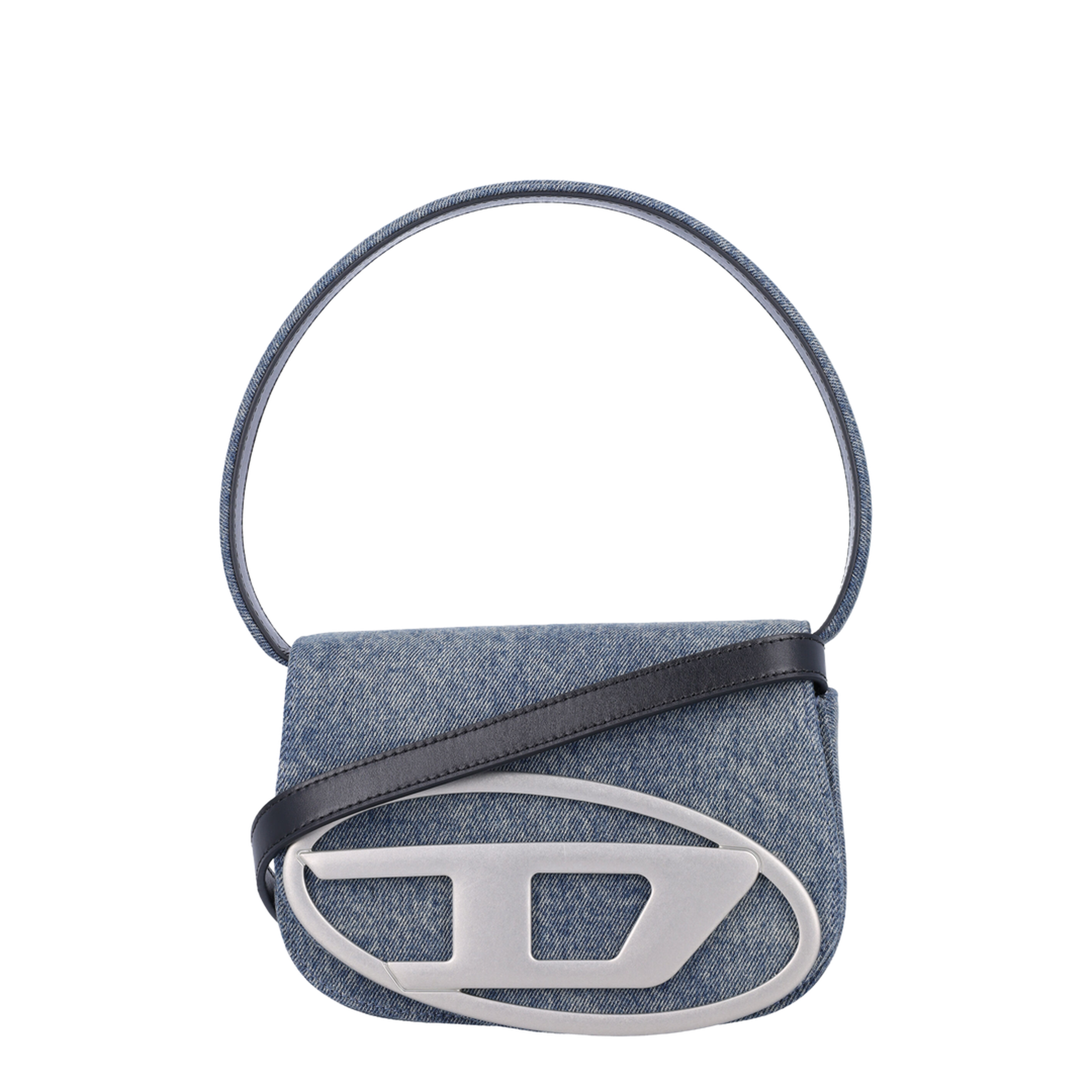 1DR Denim Shoulder Bag - Clear Blue - Image 1