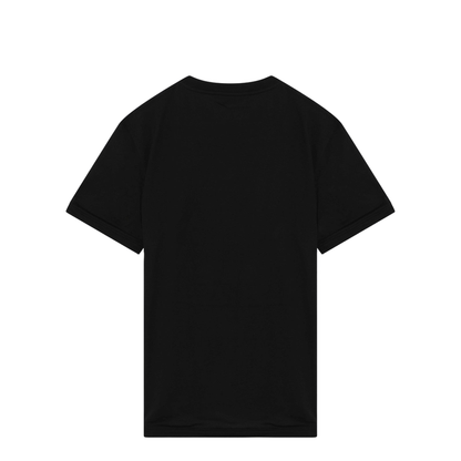 Black Cotton T-Shirt - Image 2