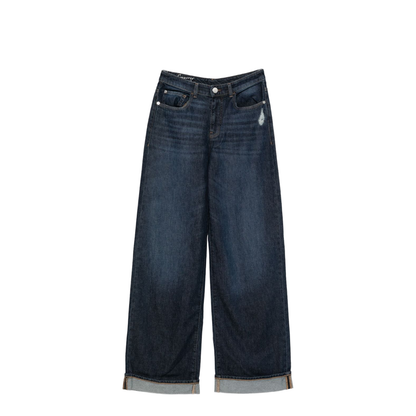 Wide-Leg Denim Jeans - Image 1
