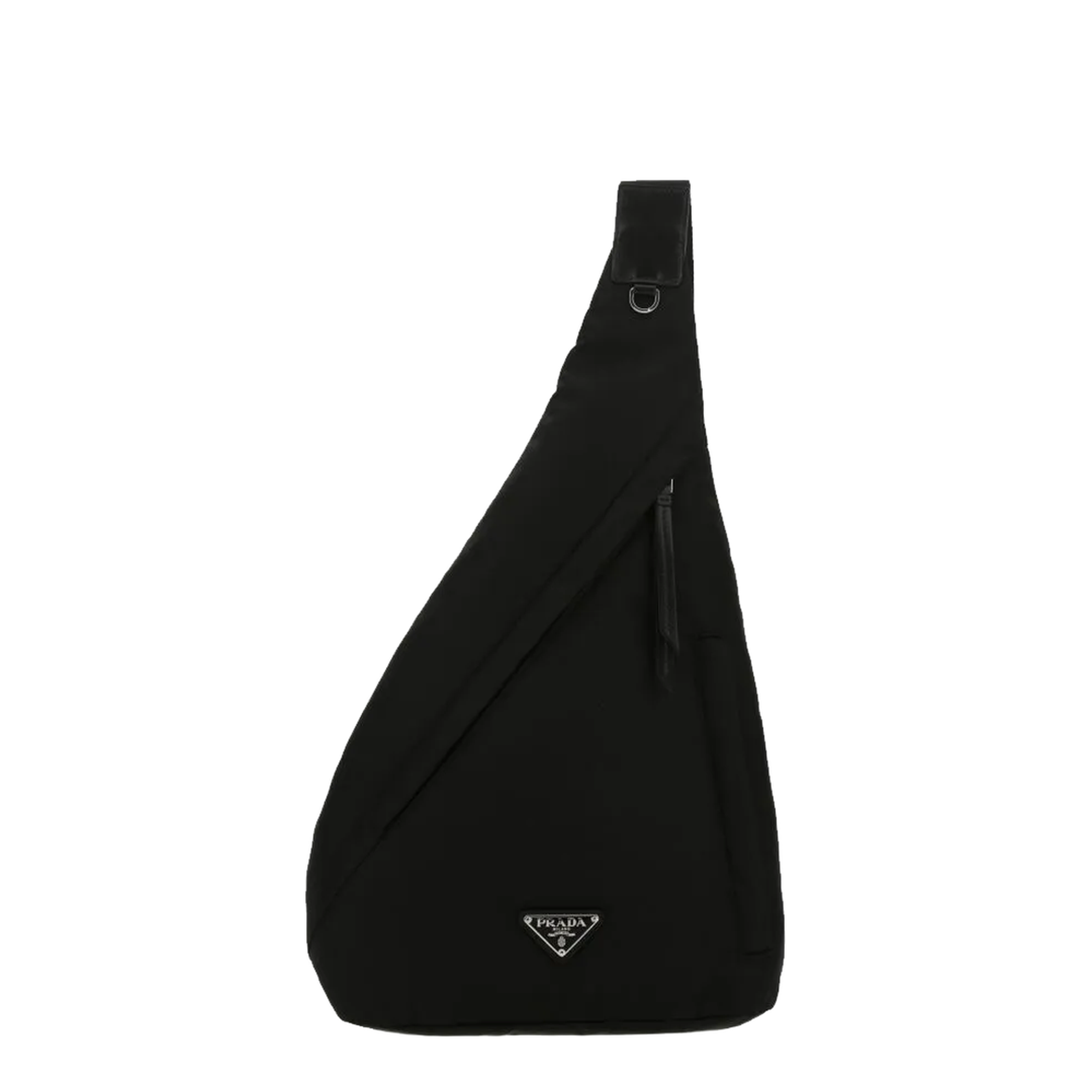 Re-Nylon And Leather Backpack - Black - Image 3