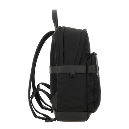 Backpack with Buckles Hooks Black - Image 3