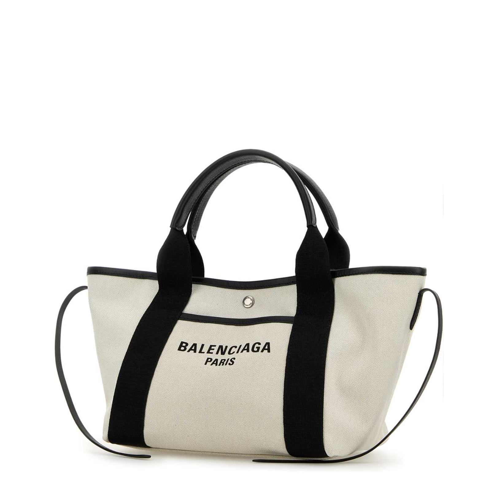 Tote Bag Biarritz Small in Natural/Black - Image 2