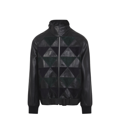 Intarsia Bomber Jacket - Image 2