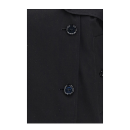 Mayfair Cropped Trench Jacket in Gabardine - Image 3