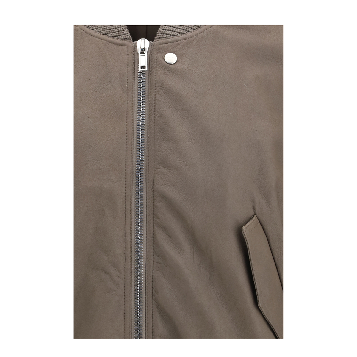 Secchia Flight Bomber In Lambskin Leather - Image 3
