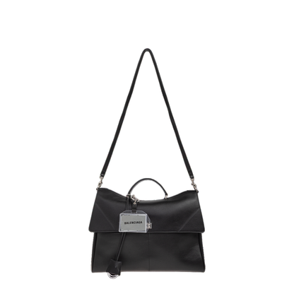Rodeo Leather Portfolio Bag - Black - Image 1