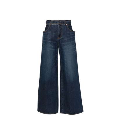 Wide Leg Denim Jeans - Image 1