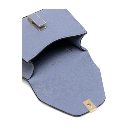 Iside Leather Belt Bag Blue - Image 3