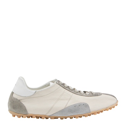 Sprinters Sneakers In Cream Leather And Vintage Suede - Image 2