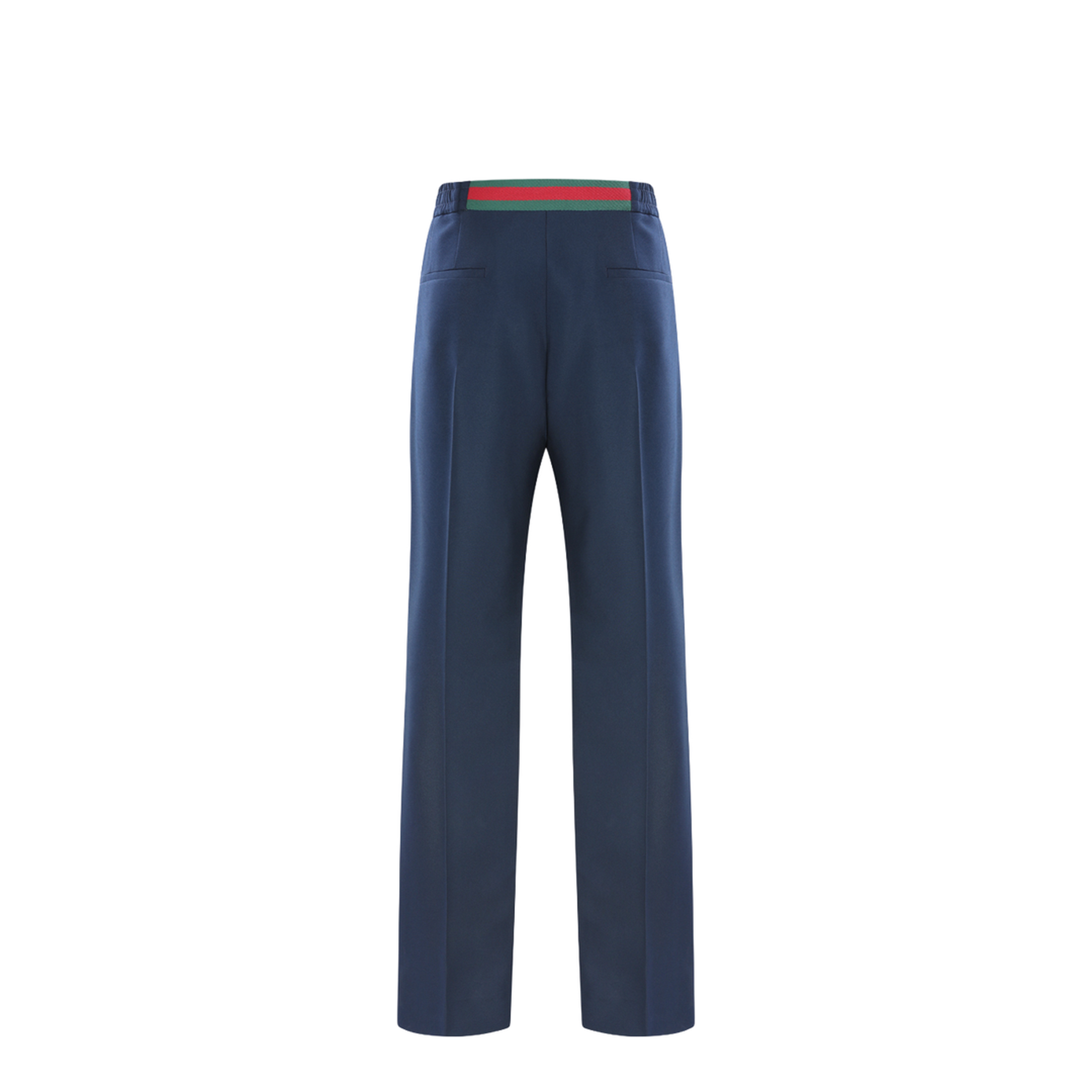 Technical Panama Sportswear Trousers in Dark Blue - Image 3