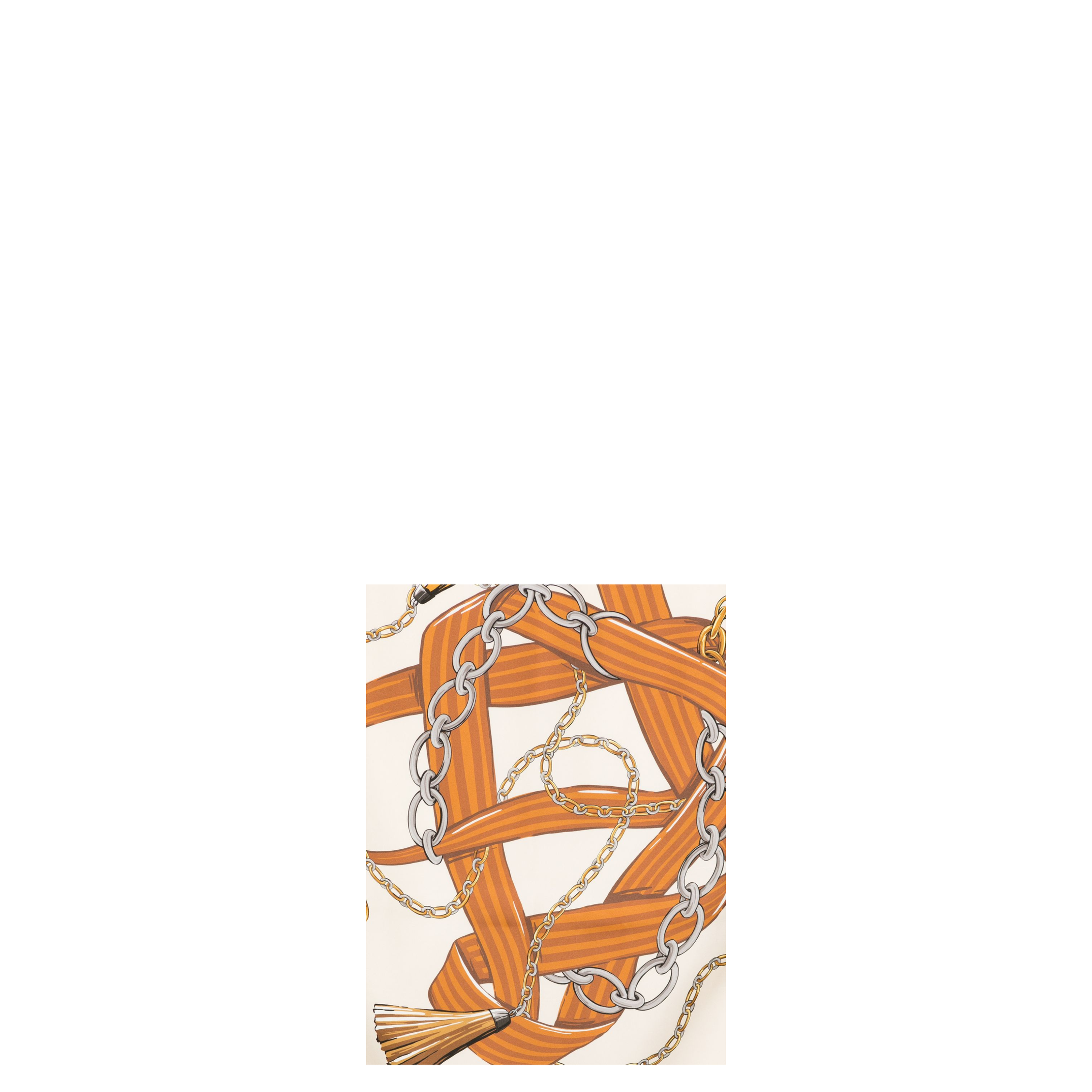 Printed Silk Scarf - Image 2