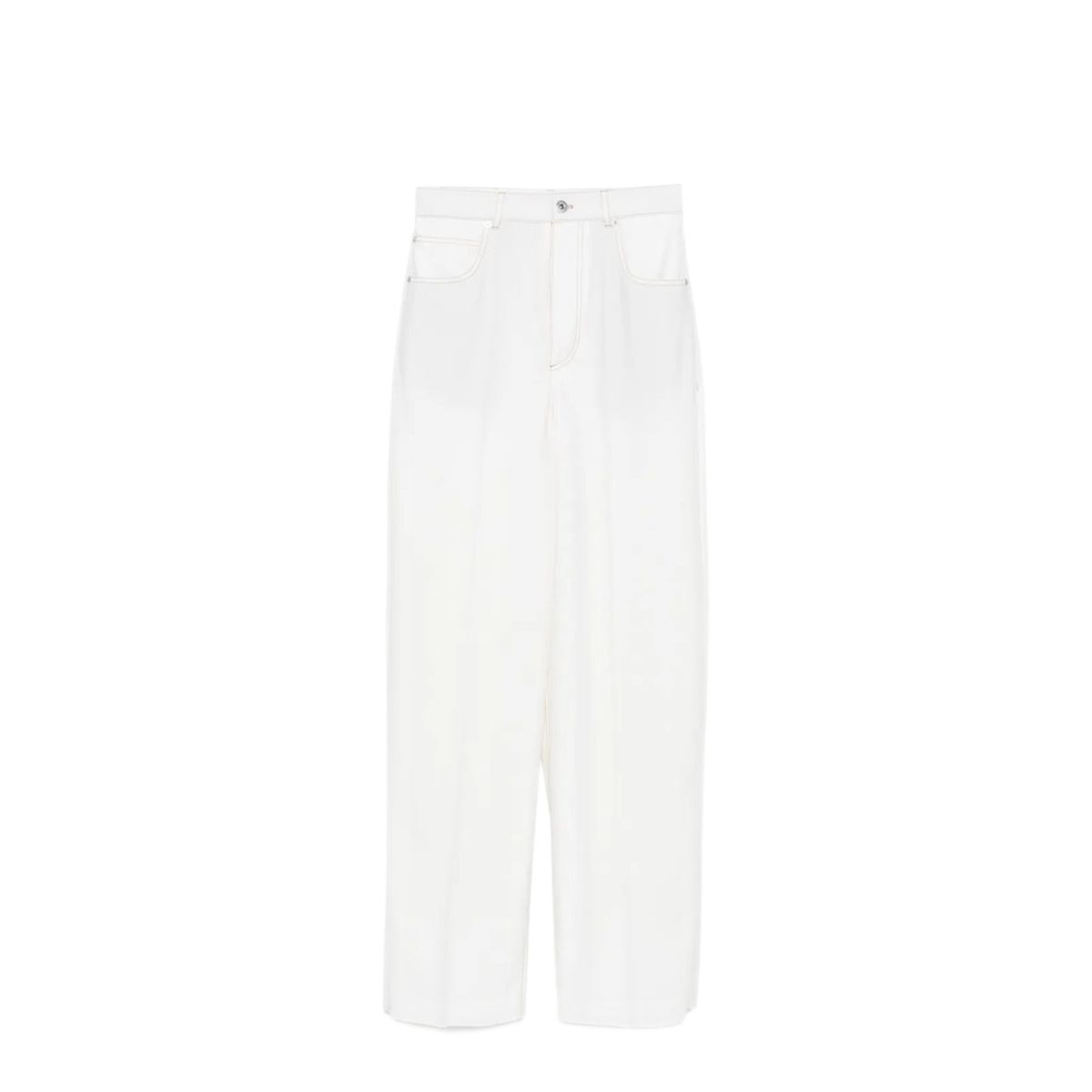 Wide Leg Denim Trousers - Image 1
