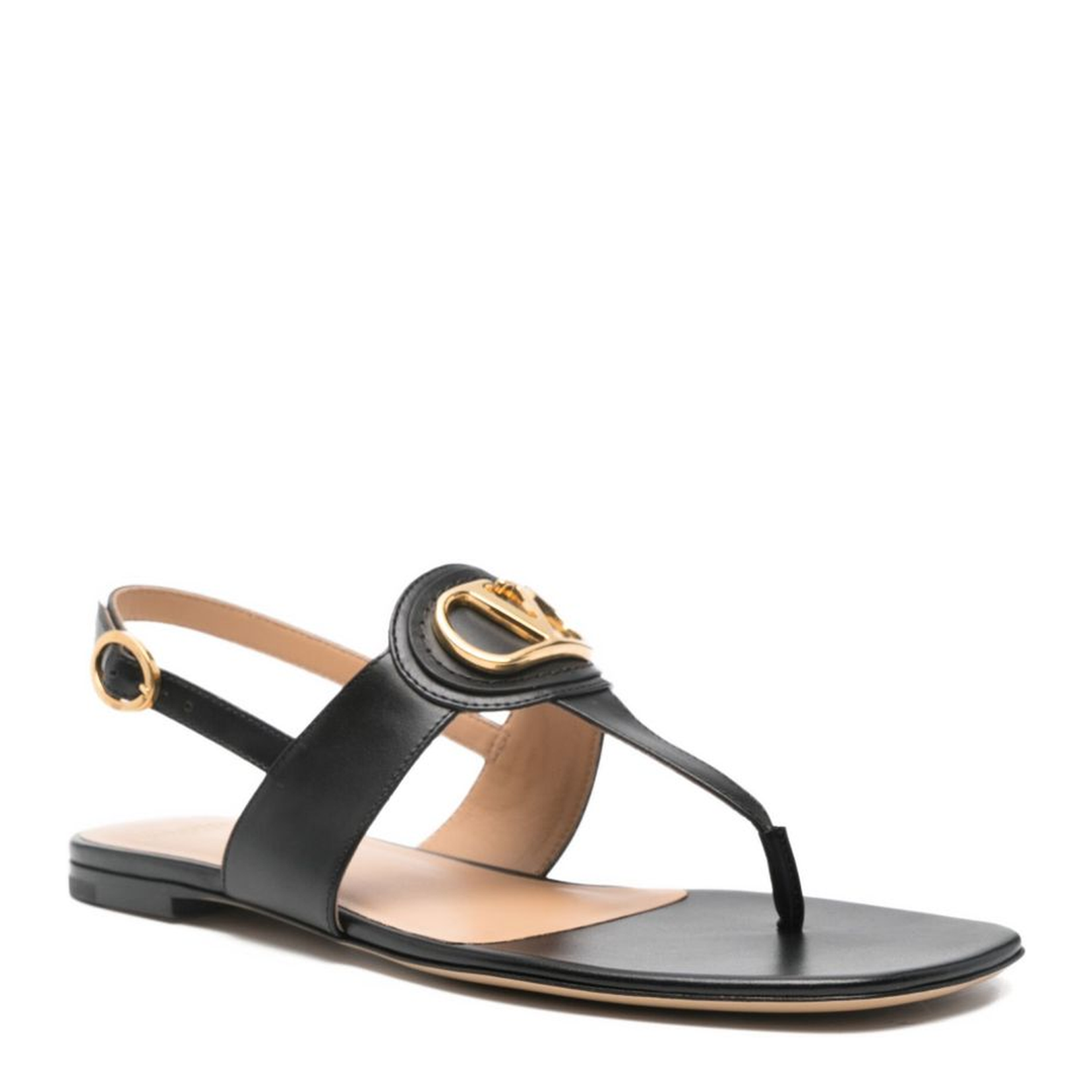 Vlogo Signature Leather Thong Sandals - Image 2