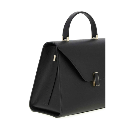 Iside Large Millepunte Calf Leather Handbag - Black - Image 3