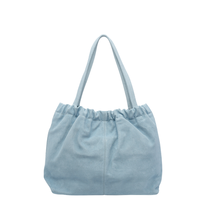 Cristina Suede Tote Bag - Blue - Image 3