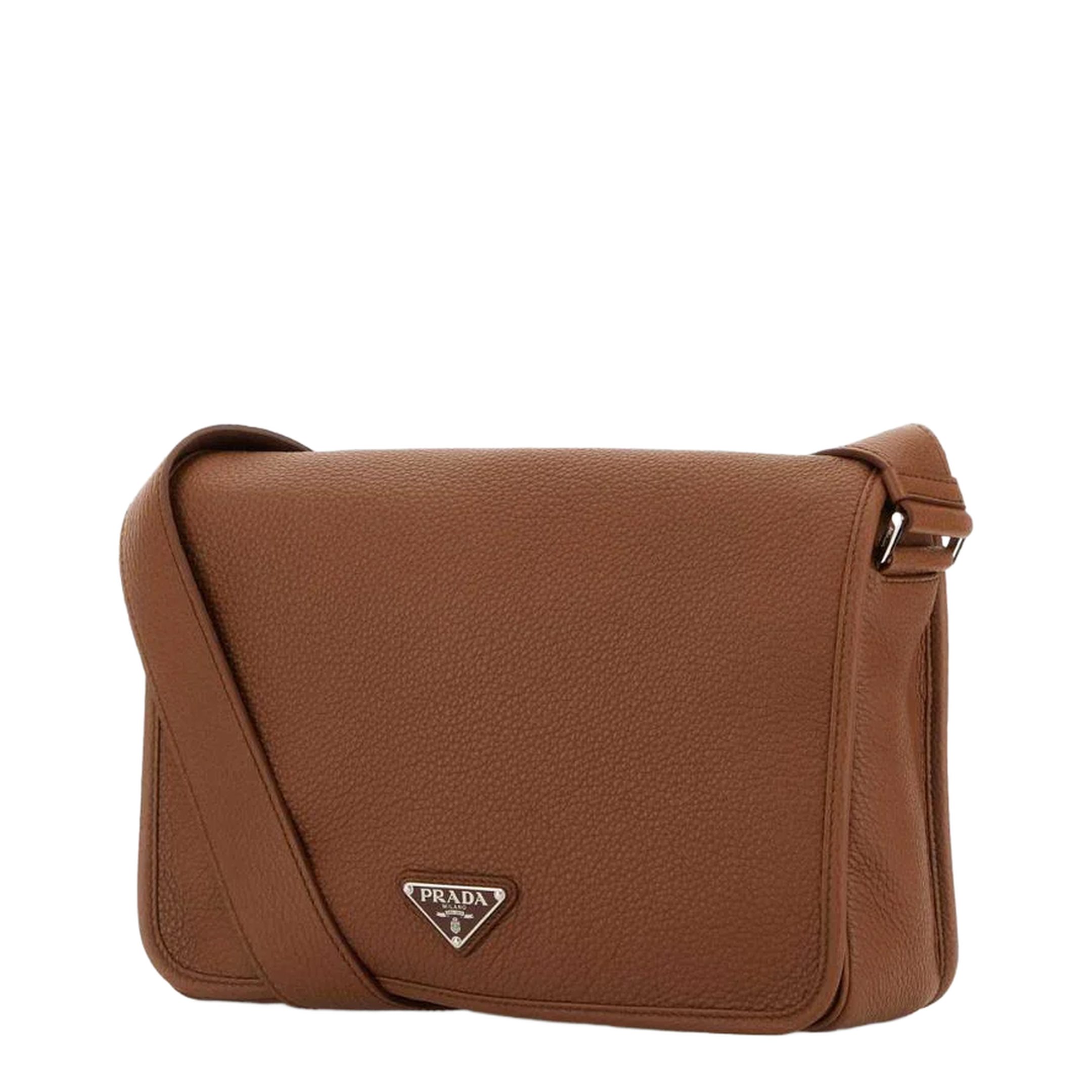 Caramel Leather Crossbody Bag - Image 2