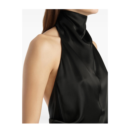 Halterneck Backless Shirt - Image 5