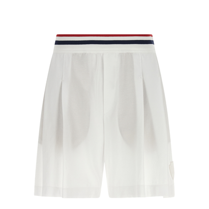 Elasticated-Waist Shorts White - Image 1