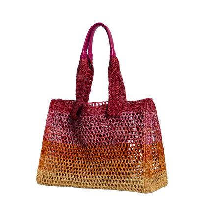 Summer Banana Raffia Tote - Divers - Image 2