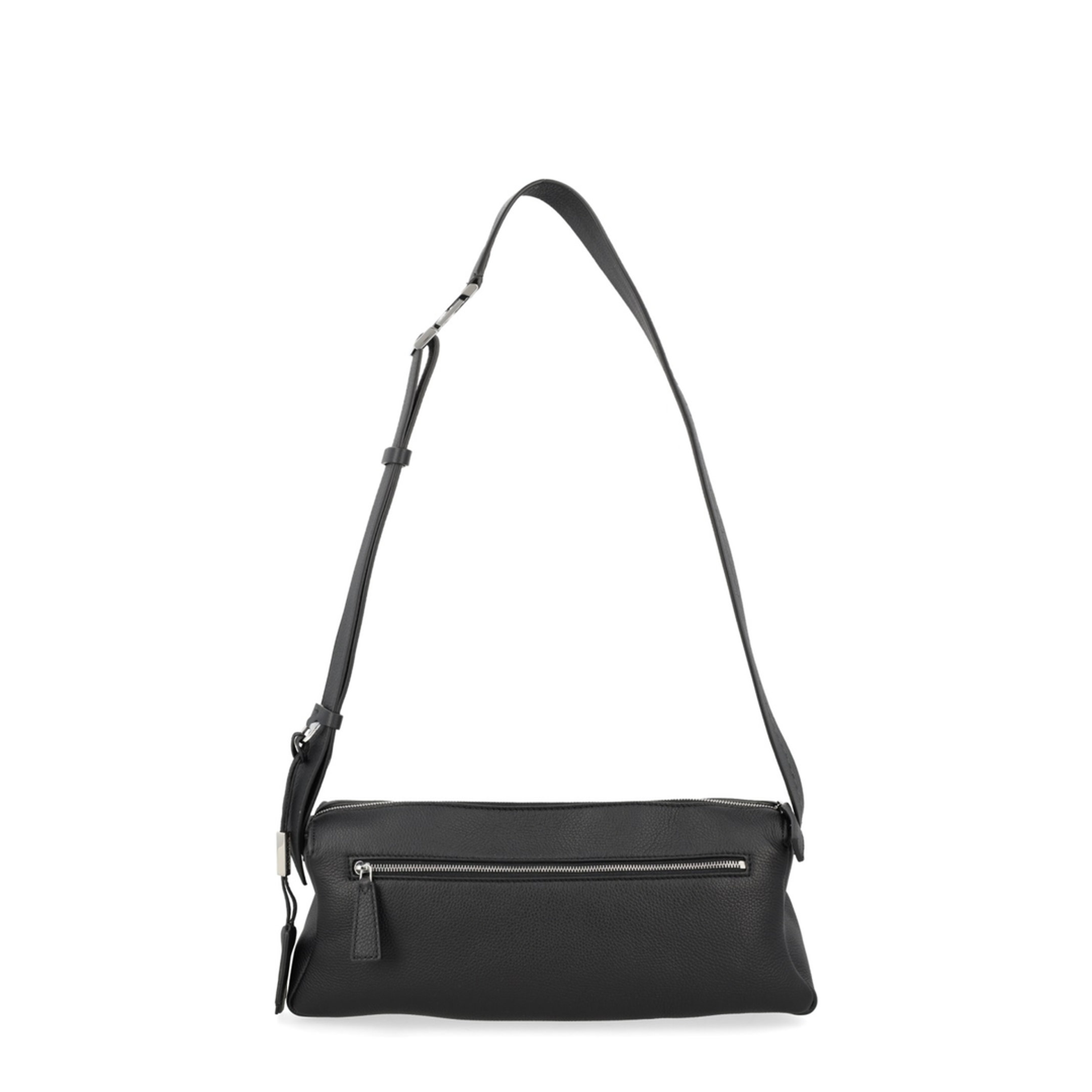 Skippers Small Calfskin Shoulder Bag - Black - Image 1