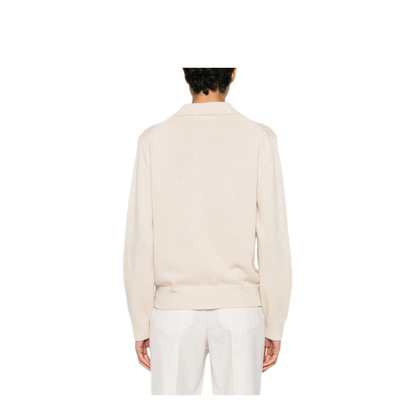 Genevieve Polo Jumper in Merino Wool - Image 3