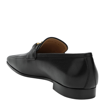 Black Goatskin Slip-On Loafers - Image 2