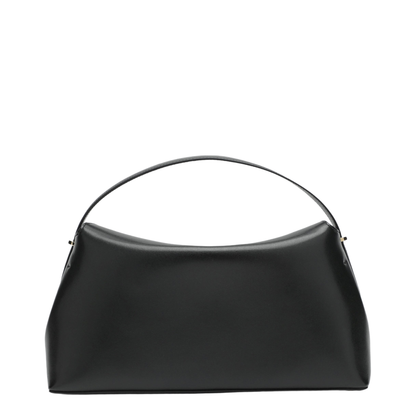 Black Leather T-Lock Bag - Image 2