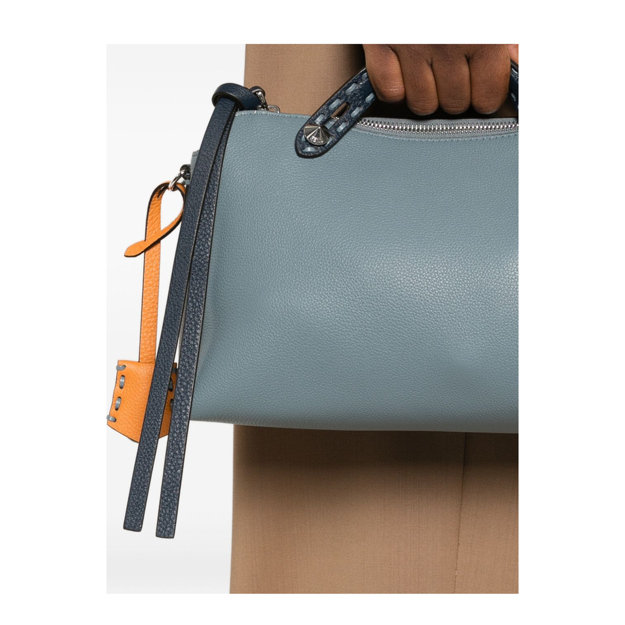 By The Way Medium Calfskin Handbag - Light Blue - Image 5