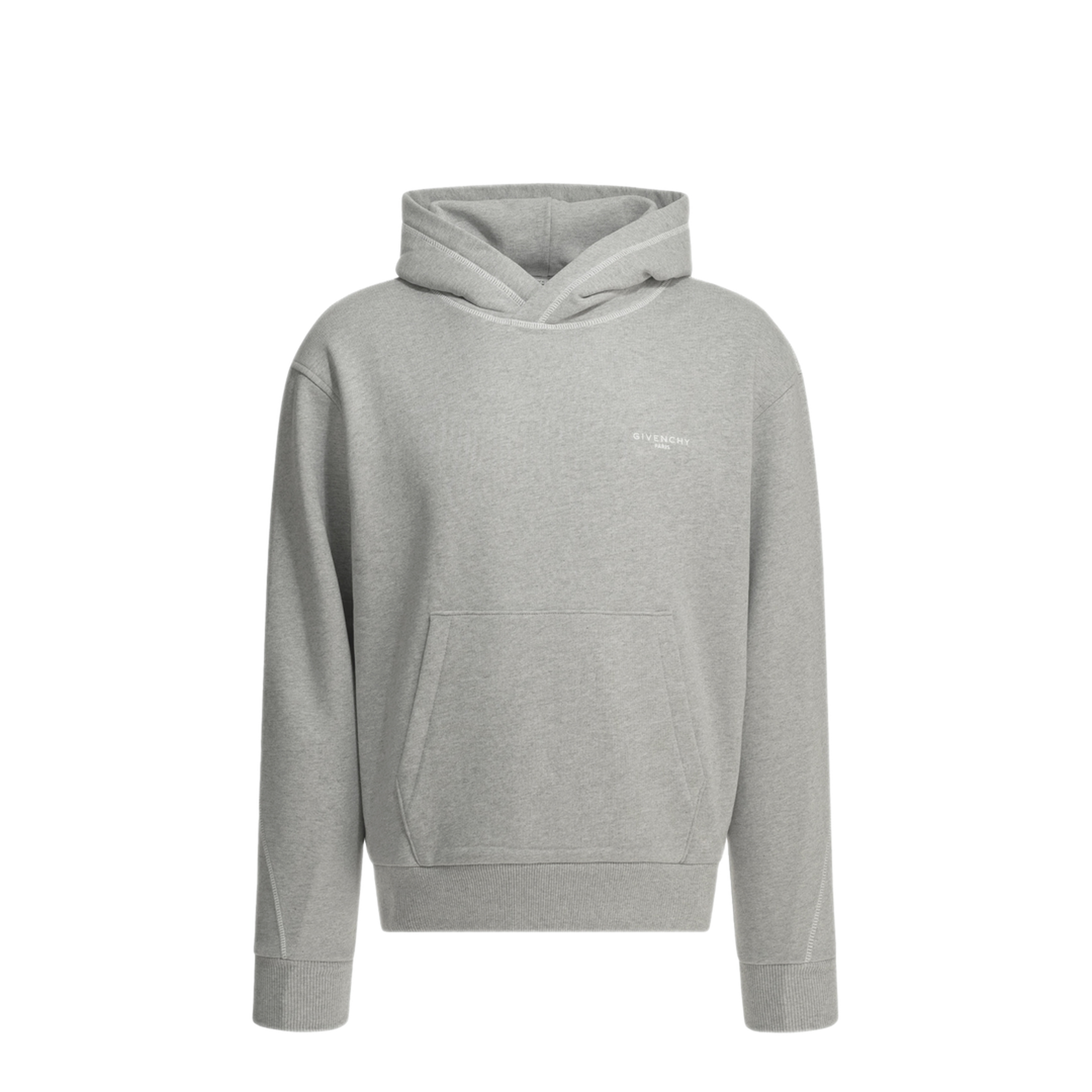 Couture Seam Contrast Stitching Hoodie - Image 1