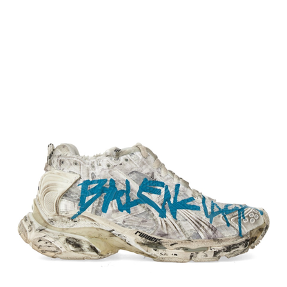 White Runner Sneakers - Image 1